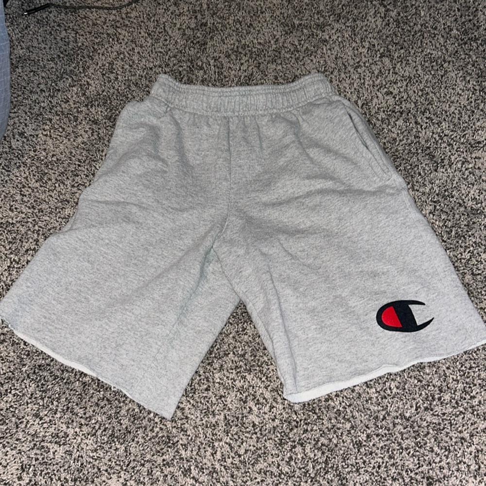 Gray Champion shorts size small.